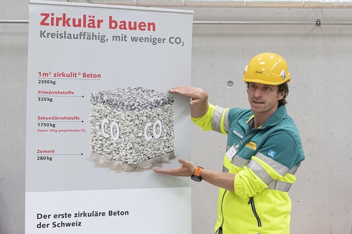 zirkulit® Beton an der Swissbau