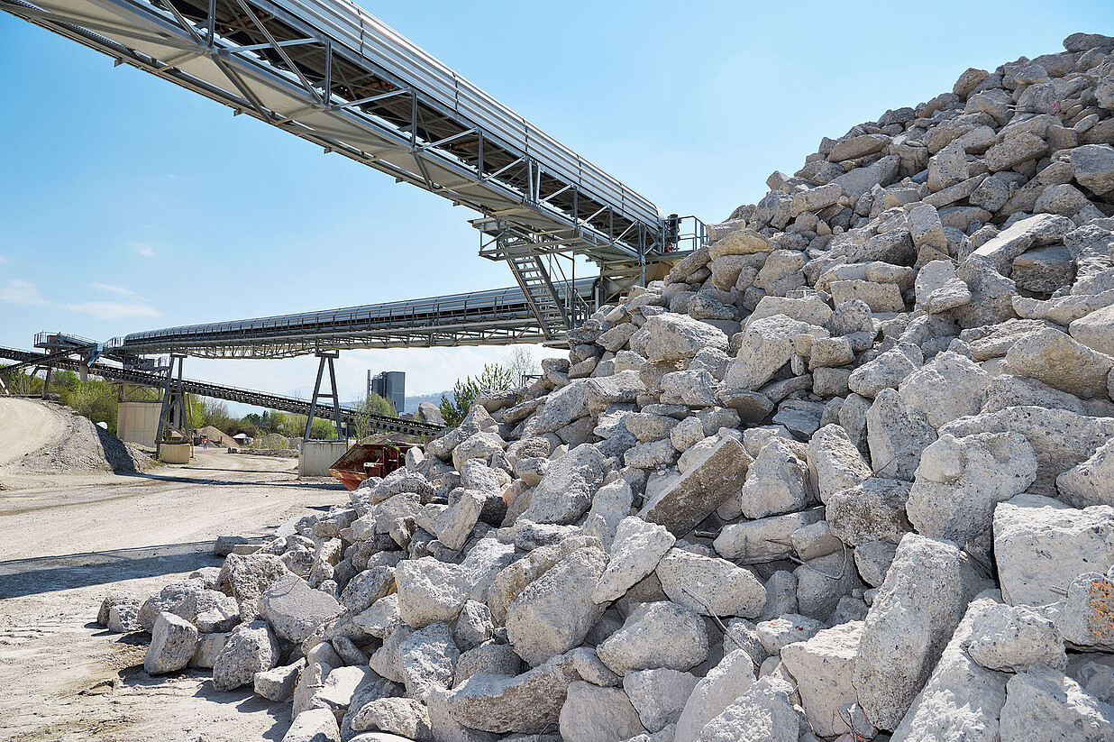 Bauabfälle sind der grösste Abfallstrom der Schweiz